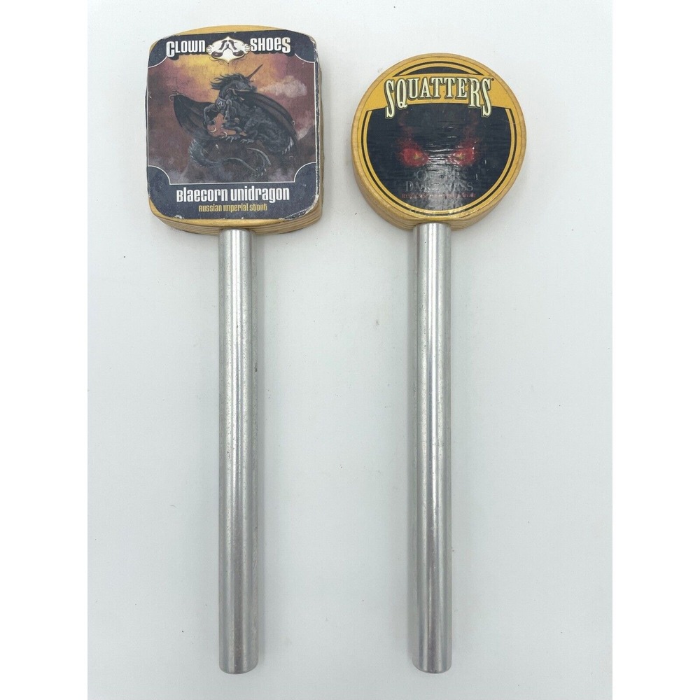 Clown Shoes & Squatters Beer Tap Handles‎ Blaecorn Unidragon Outer Darkness